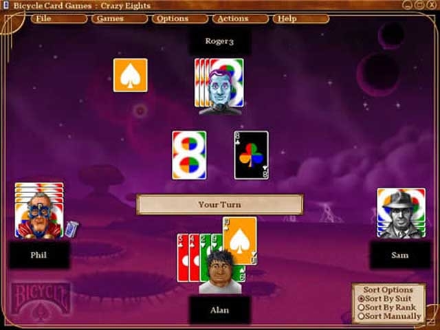 Скриншот из игры Microsoft Bicycle Card Games под номером 3