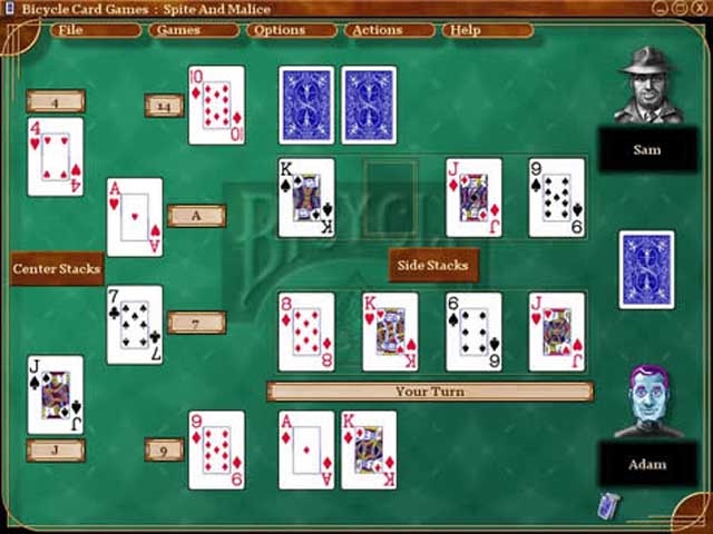 Скриншот из игры Microsoft Bicycle Card Games под номером 5
