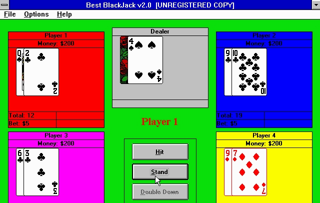 Скриншот из игры Best Blackjack под номером 1