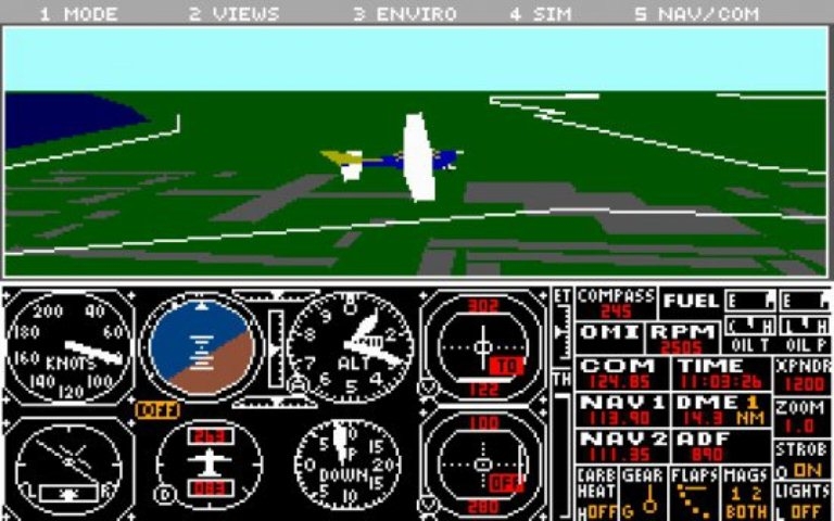 Скриншот из игры Microsoft Flight Simulator 3.0 под номером 3