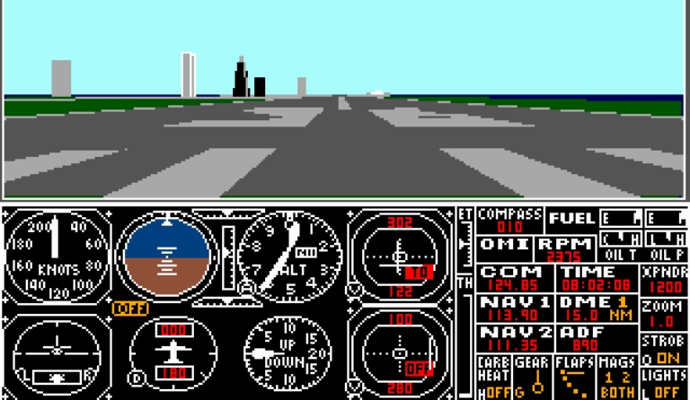 Скриншот из игры Microsoft Flight Simulator 3.0 под номером 7