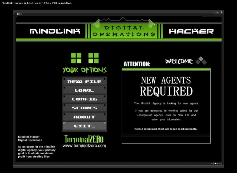 Скриншот из игры Mindlink Hacker: Digital Operations под номером 1