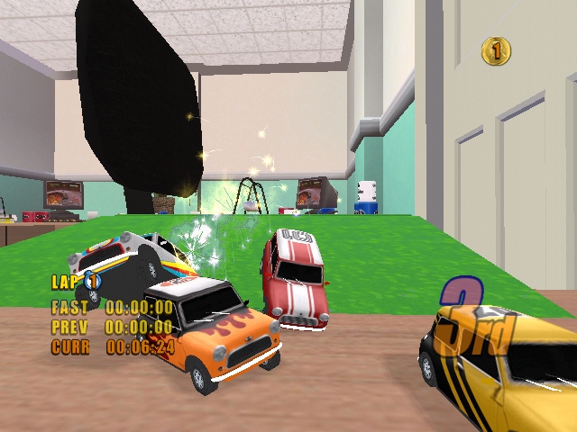 Скриншот из игры Mini Desktop Racing под номером 1
