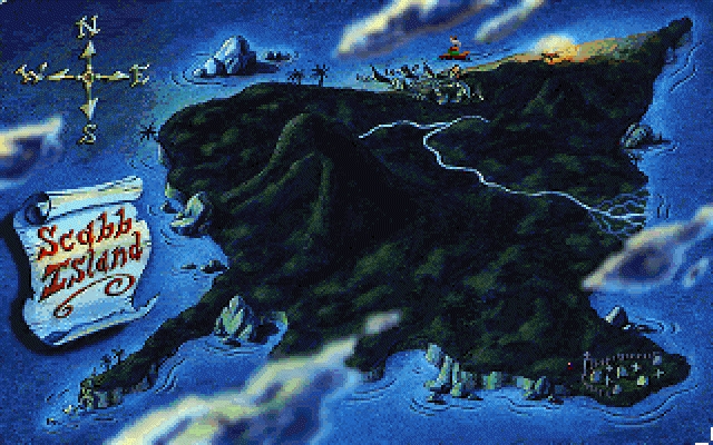 Скриншот из игры Monkey Island 2: LeChuck