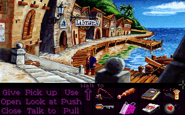 Скриншот из игры Monkey Island 2: LeChuck