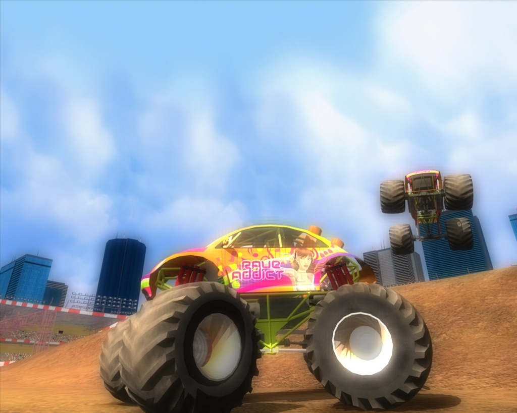 Скриншот из игры Monster Truck Maniax под номером 3