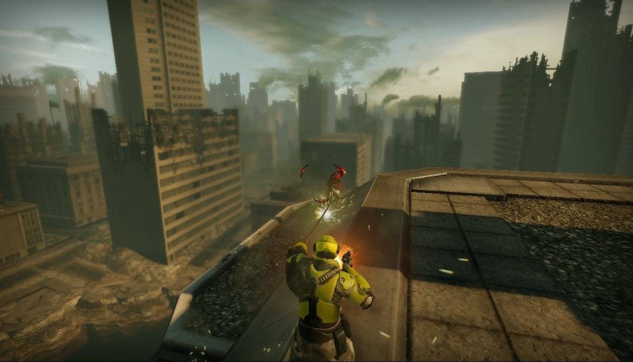 Скриншот из игры Bionic Commando (2009) под номером 18
