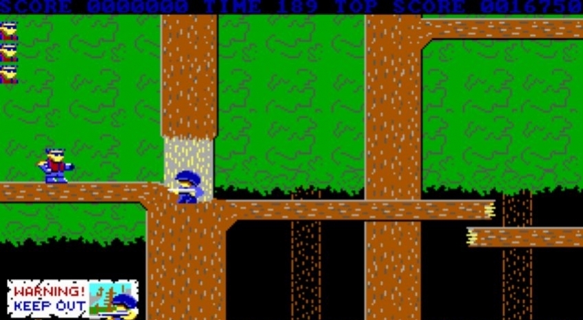 Скриншот из игры Bionic Commando (1988) под номером 3