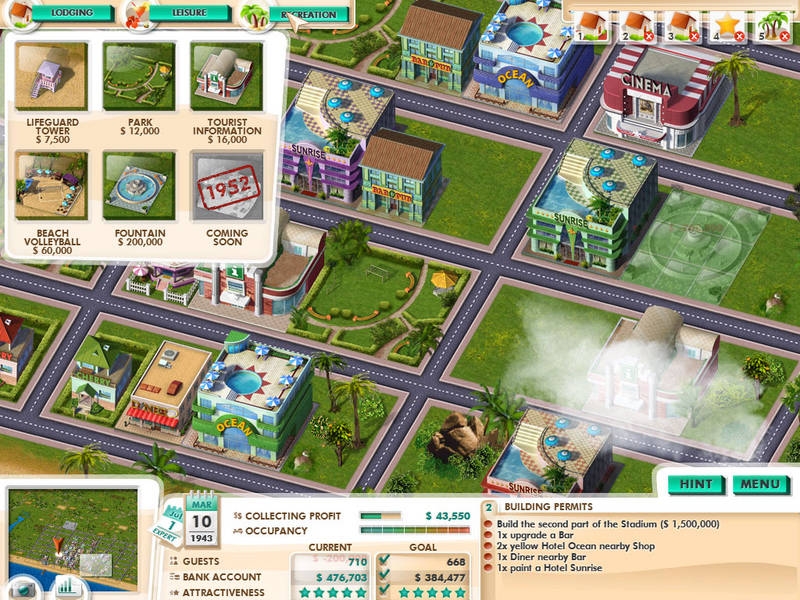 Скриншот из игры Build It! Miami Beach Resort под номером 1