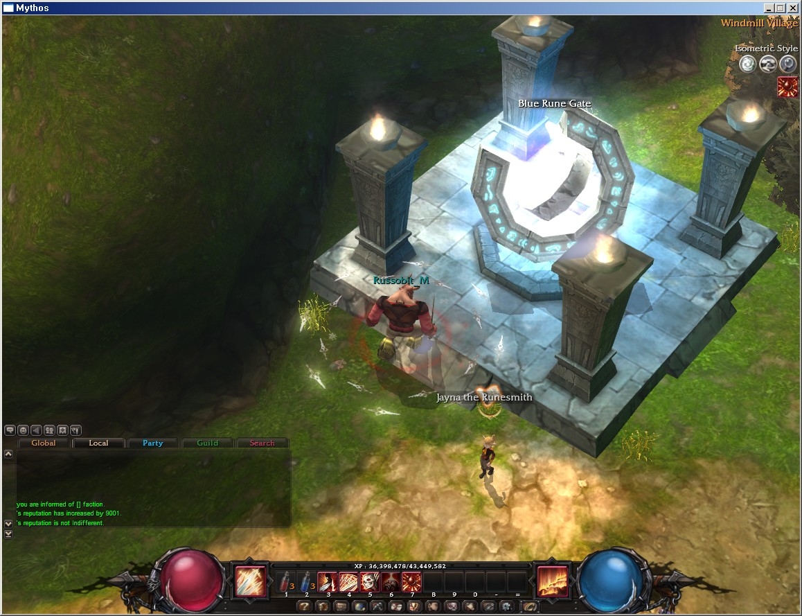 Скриншот из игры Mythos под номером 2