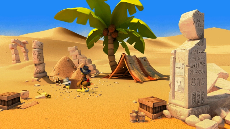 Скриншот из игры Moorhuhn Adventure: Der Schatz des Pharao под номером 6