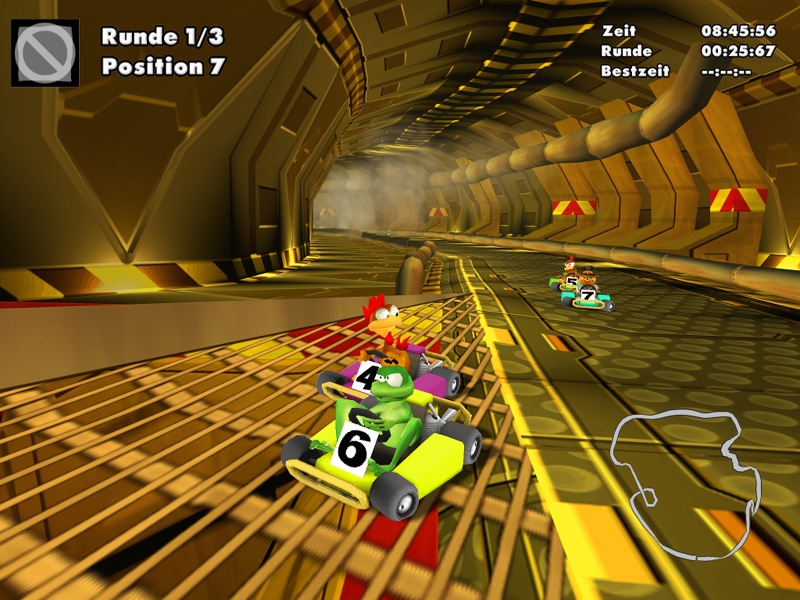 Скриншот из игры Moorhuhn Kart 2 под номером 16