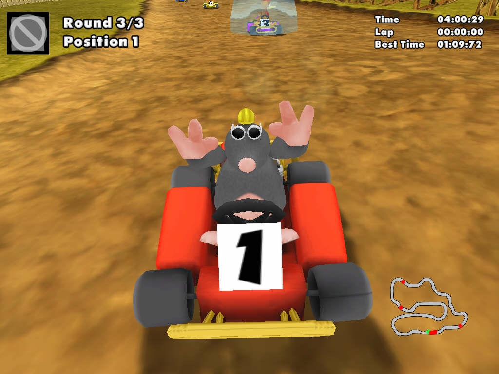 Скриншот из игры Moorhuhn Kart 2 под номером 9
