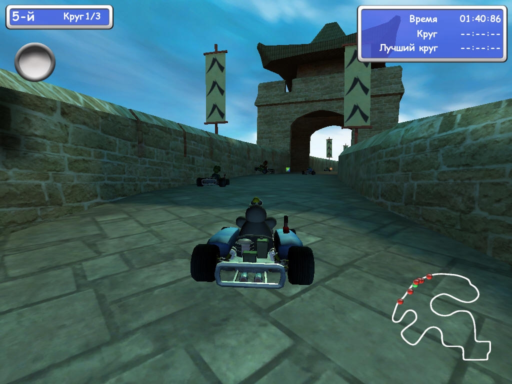 Скриншот из игры Moorhuhn Kart Thunder под номером 13