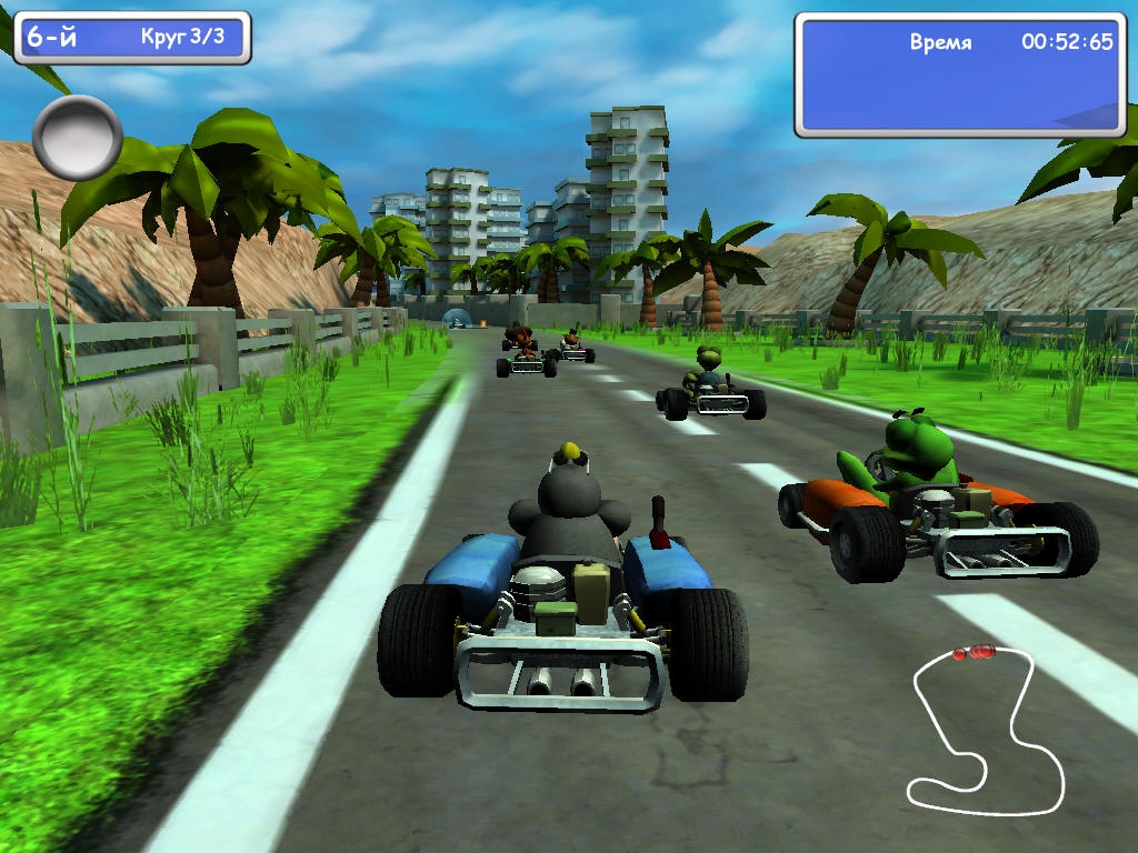 Скриншот из игры Moorhuhn Kart Thunder под номером 15
