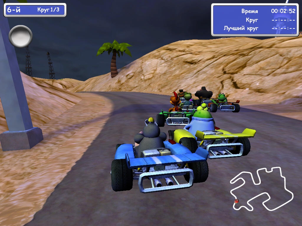 Скриншот из игры Moorhuhn Kart Thunder под номером 16
