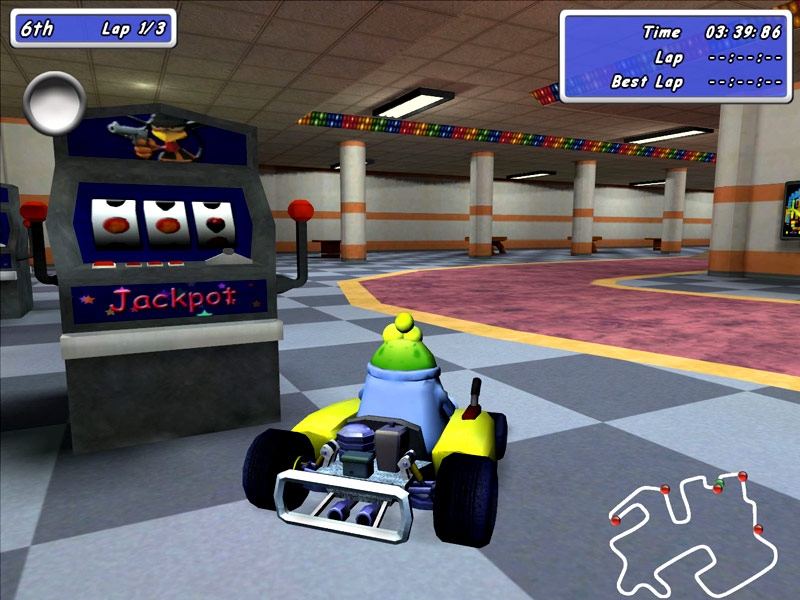 Скриншот из игры Moorhuhn Kart Thunder под номером 19