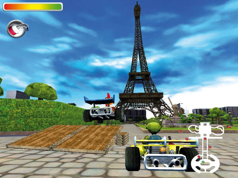 Скриншот из игры Moorhuhn Kart Thunder под номером 21