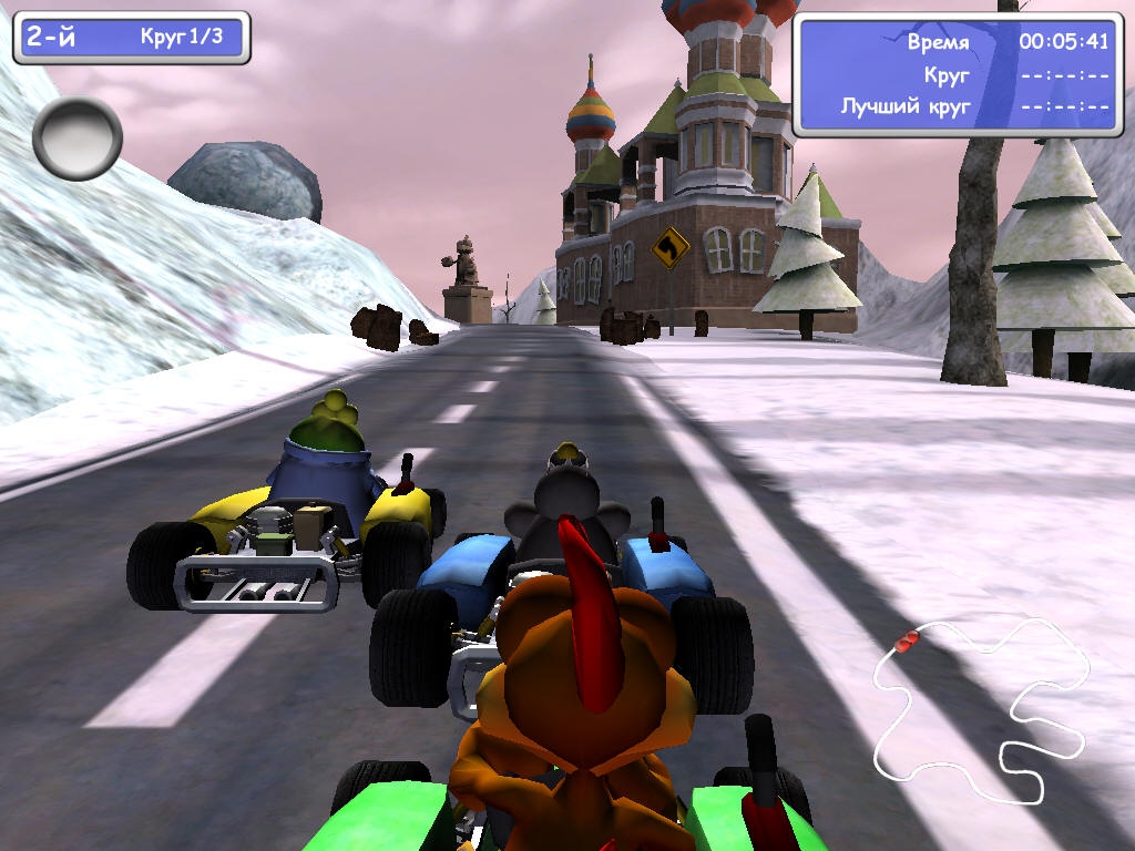 Скриншот из игры Moorhuhn Kart Thunder под номером 8