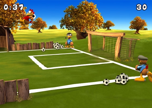 Скриншот из игры Moorhuhn Soccer под номером 3