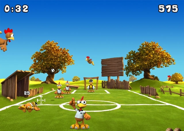 Скриншот из игры Moorhuhn Soccer под номером 4