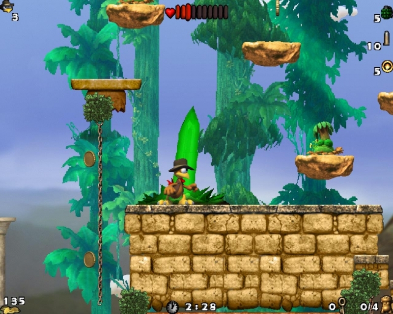 Скриншот из игры Morhuhn Jump’n run: Atlantis под номером 2