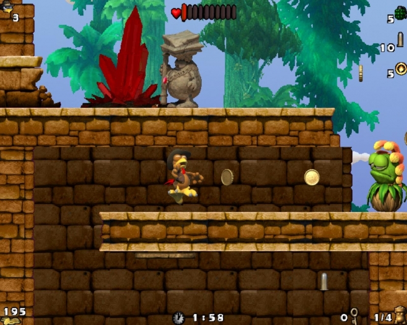 Скриншот из игры Morhuhn Jump’n run: Atlantis под номером 3