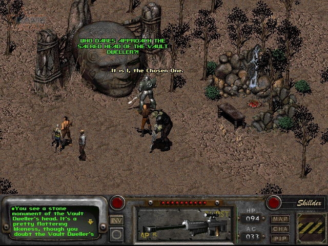 Скриншот из игры Fallout 2 под номером 11