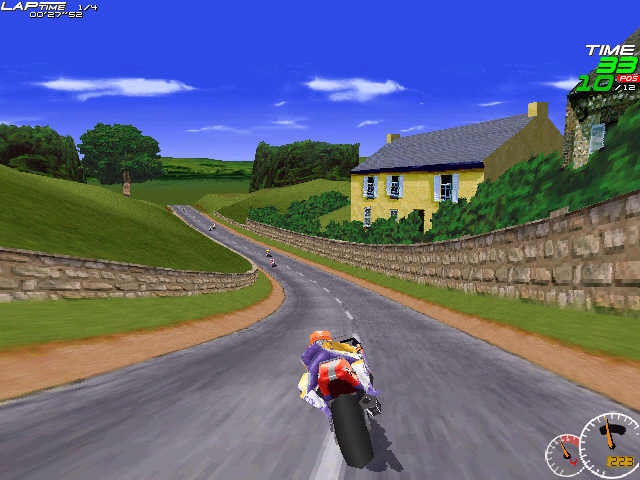 Скриншот из игры Moto Racer под номером 3