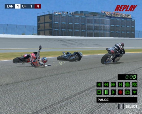 Скриншот из игры MotoGP2 под номером 7