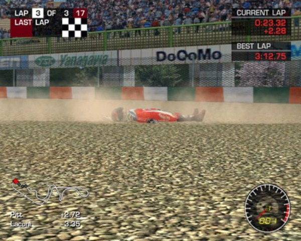 Скриншот из игры MotoGP2 под номером 8