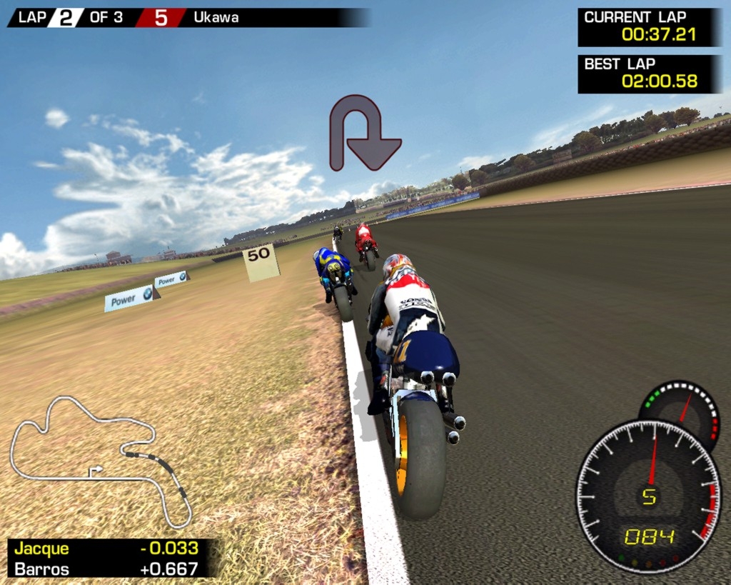 Скриншот из игры MotoGP: Ultimate Racing Technology под номером 1