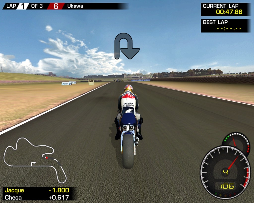 Скриншот из игры MotoGP: Ultimate Racing Technology под номером 4