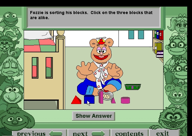 Скриншот из игры Muppet Brighter Child под номером 1
