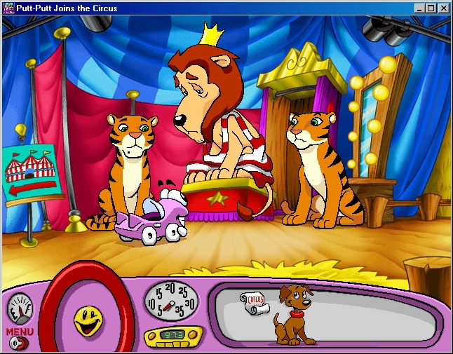 Скриншот из игры Putt-Putt Joins the Circus под номером 3