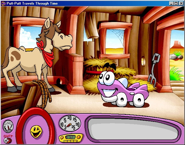 Скриншот из игры Putt-Putt Travels Through Time под номером 1