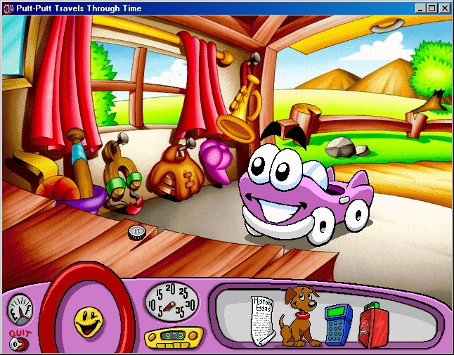 Скриншот из игры Putt-Putt Travels Through Time под номером 2