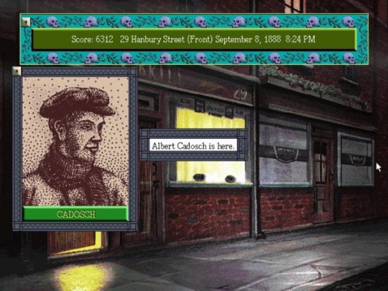 Скриншот из игры Jack the Ripper (1995) под номером 2