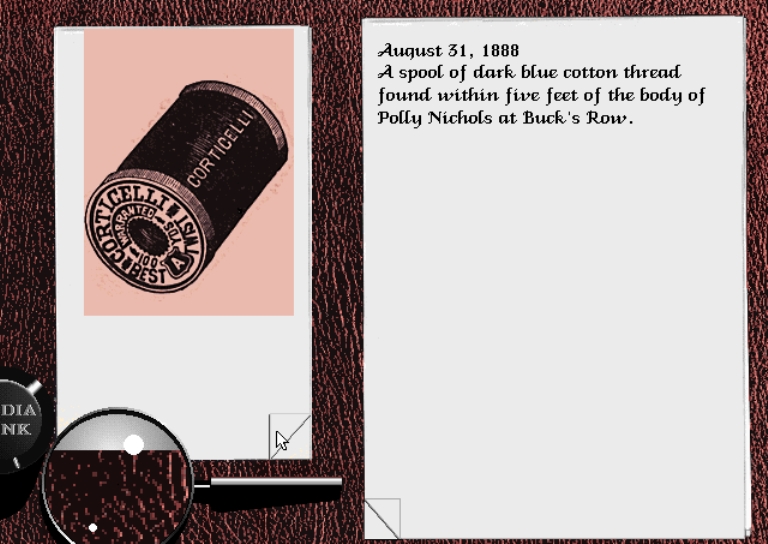 Скриншот из игры Jack the Ripper (1995) под номером 7