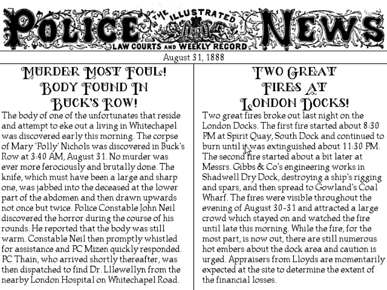 Скриншот из игры Jack the Ripper (1995) под номером 9