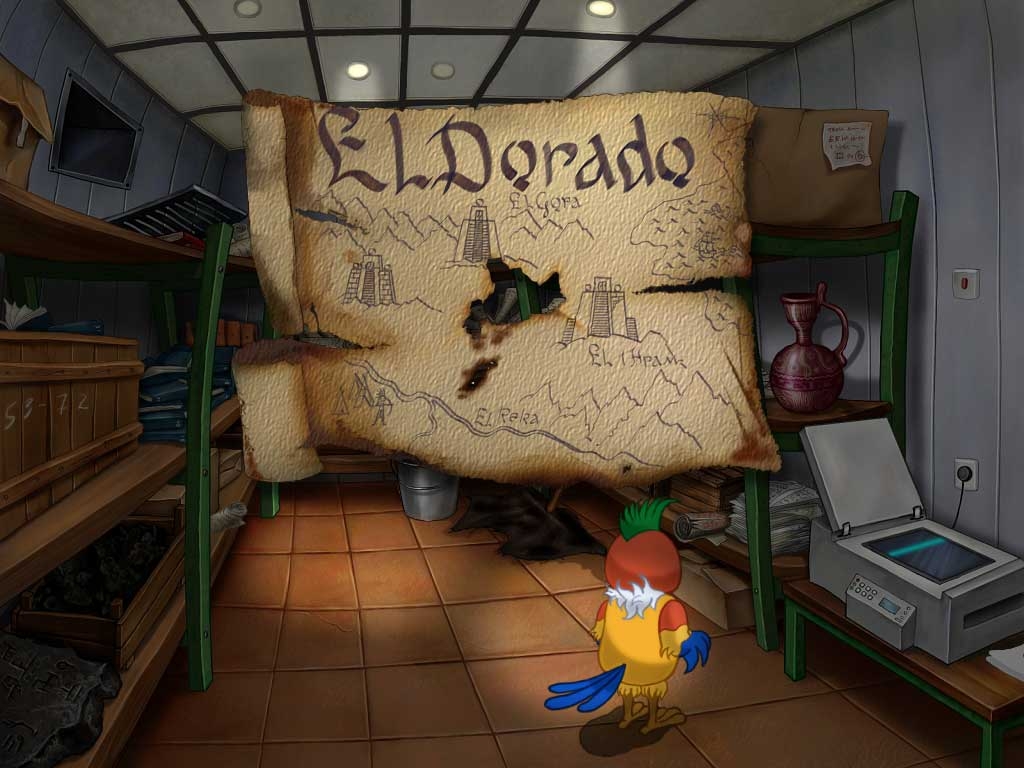 Скриншот из игры Попугай Кеша: Сокровища Эльдорадо под номером 8