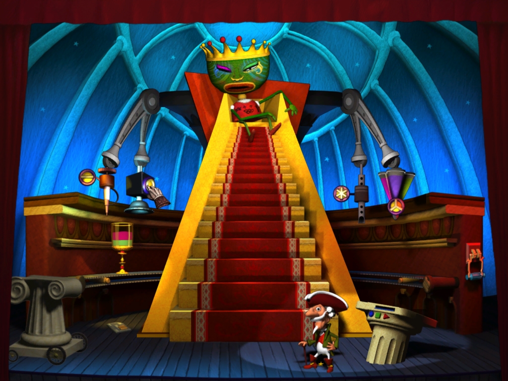 Скриншот из игры Приключения барона Мюнхгаузена на Луне под номером 1