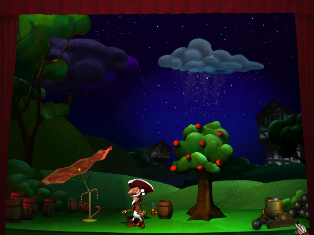 Скриншот из игры Приключения барона Мюнхгаузена на Луне под номером 7