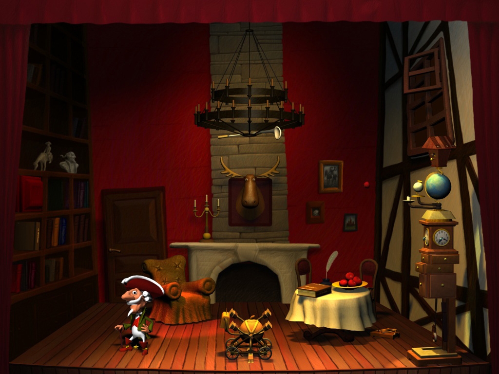 Скриншот из игры Приключения барона Мюнхгаузена на Луне под номером 8