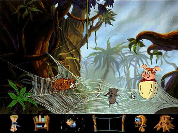 Скриншот из игры Пятачок в волшебном лесу под номером 4