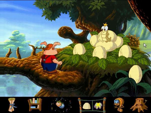 Скриншот из игры Пятачок в волшебном лесу под номером 5