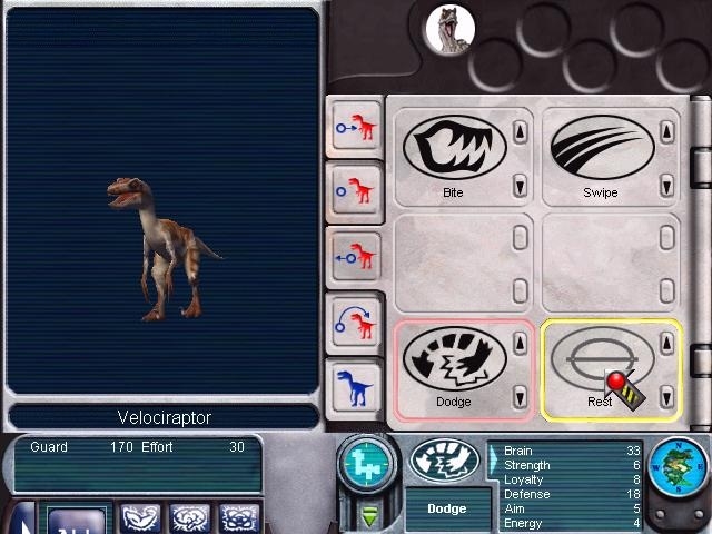 Скриншот из игры Jurassic Park: Dinosaur Battles под номером 1
