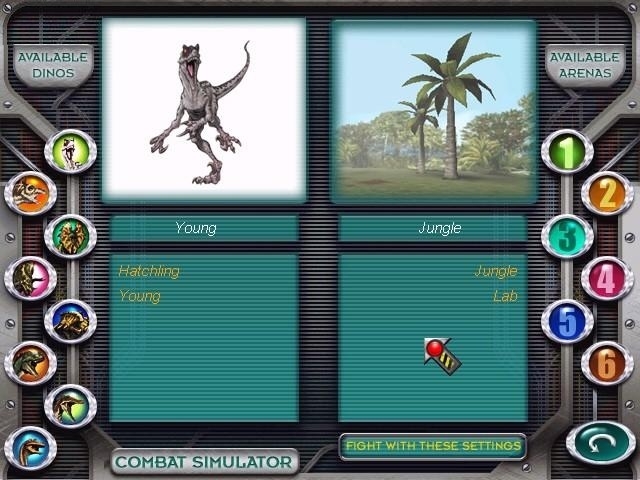 Скриншот из игры Jurassic Park: Dinosaur Battles под номером 4