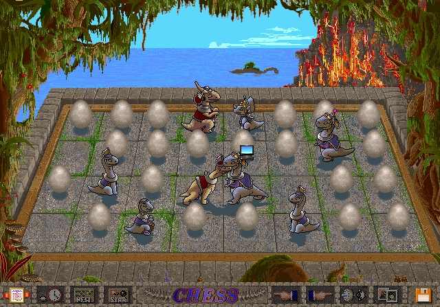 Скриншот из игры Jurassic Chess под номером 1