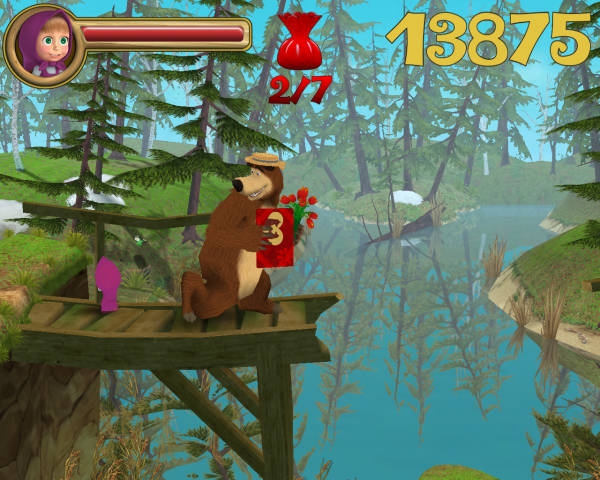 Скриншот из игры Маша и Медведь. Догонялки под номером 7